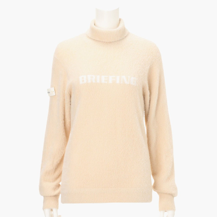 WOMEN'S SHAGGY LOGO TURTLENECK KNIT（ウィメンズ シャギー