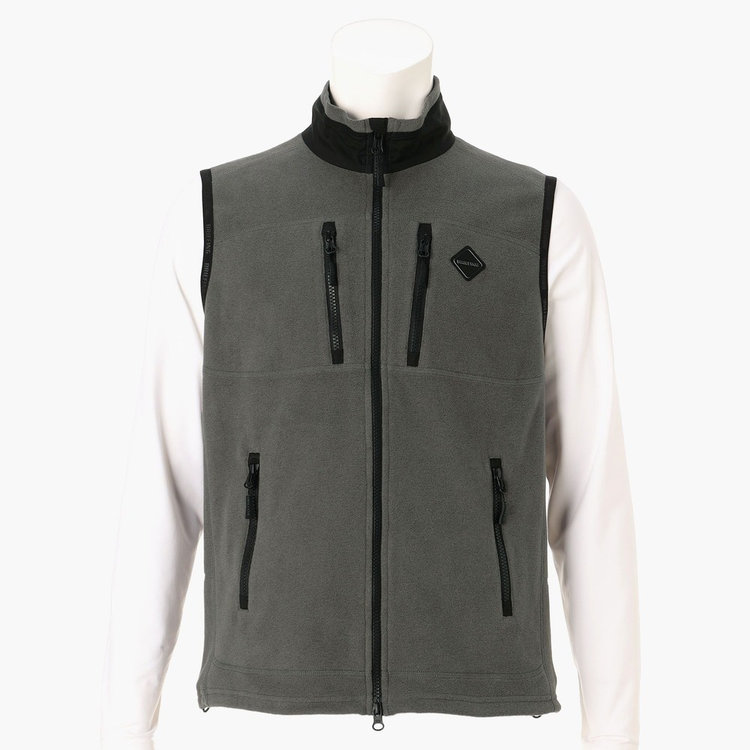 MEN'S MICRO FLEECE VEST（メンズマイクロフリースベスト（ジップ