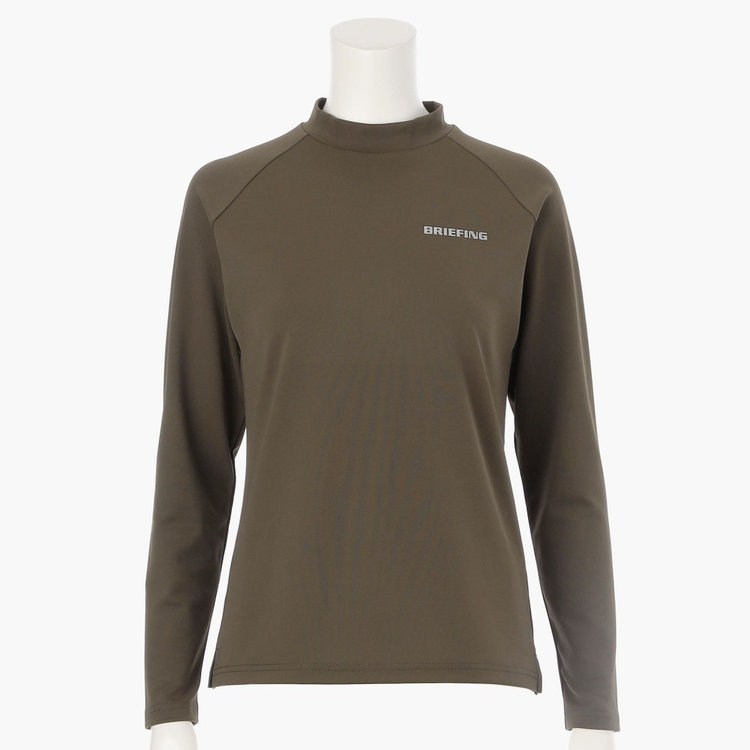 新品BRIEFING BACK LOGO LINE LS MOCK NECK