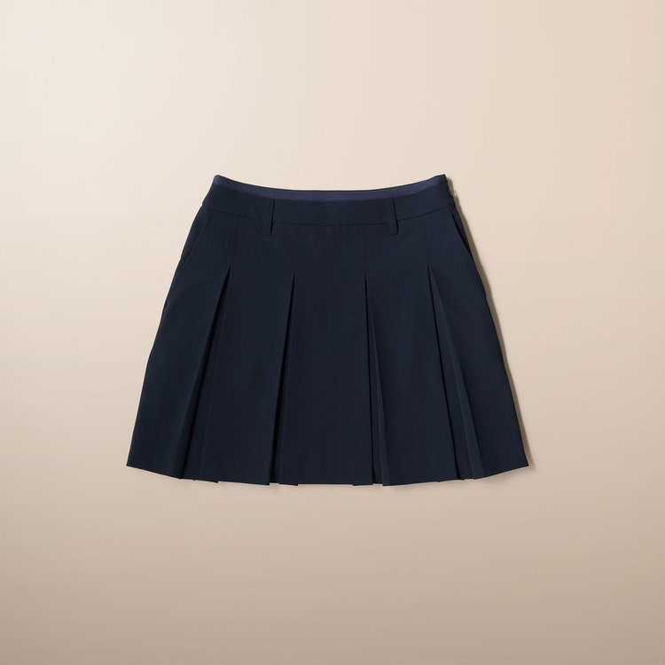 BRIEFING ブリーフィング キュロットスカートセットアップ ネイビー CL WOMEN'S PLEATED SKIRT（CL ウィメンズ プリーテッドスカート