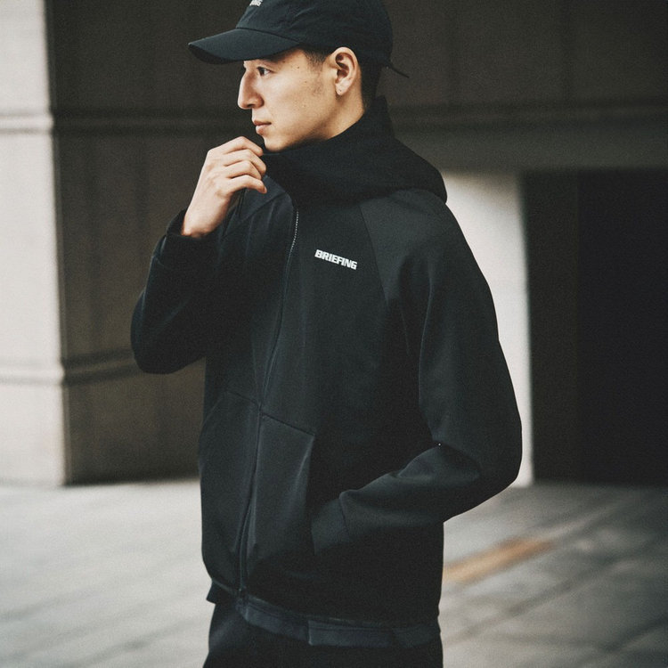 MENS WORKOUT LOGO PARKA（メンズワークアウトロゴパーカー）（BRM241M07）|商品詳細|BRIEFING OFFICIAL  SITE ｜ ブリーフィング公式サイト