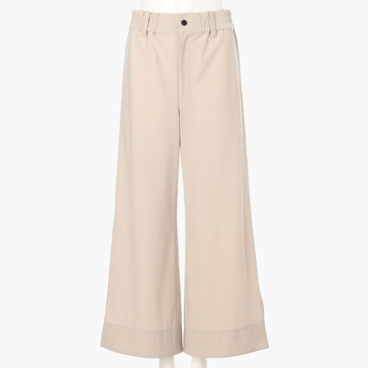 先行予約】WOMEN'S STRETCH HIGH WAIST WIDE CROPPED PANTS