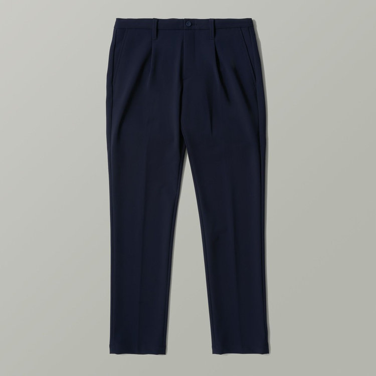 CL MEN'S STRETCH NYLON SINGLE PLEATED PANTS（クラシカスメンズ