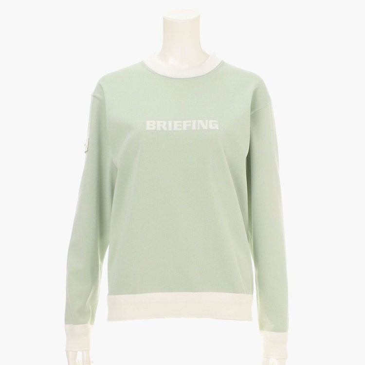 【 新品 BRIEFING WR CREWNECK KNITサイズ S 】 WOMEN'S WR BI-COLOR CREWNECK KNIT（ウィメンズ WR バイカラー クルー