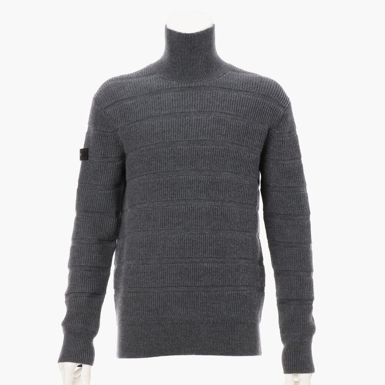 MEN`S WOOL NYLON STRIPE TURTLE NECK KNIT（メンズ ウールナイロンストライプタートルネックニット）（BRG243M67）|商品詳細|BRIEFING OFFICIAL SITE ｜ ブリーフィング 公式サイト