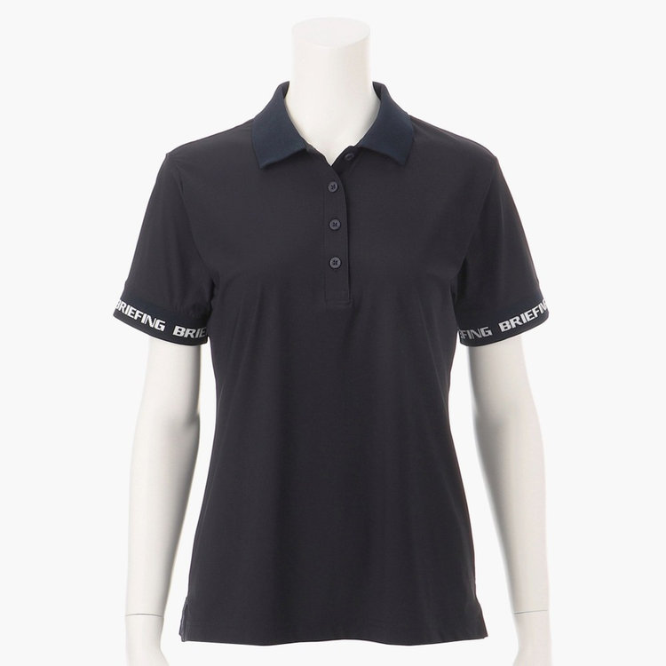 WOMENS LOGO BACK RIB POLO（ウィメンズロゴバックリブポロ 