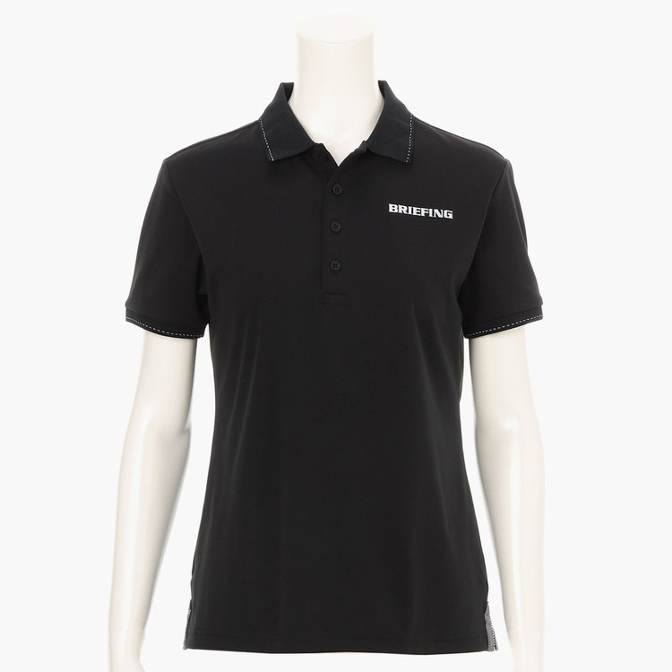 ❤️BRIEFING ❤️レディース　ポロシャツ M ブラック WOMEN'S TOUR POLO（ウィメンズ ツアーポロ（ポロシャツ）（半袖