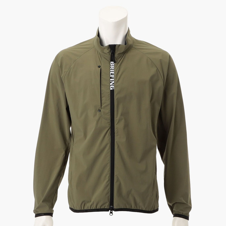 【新品・タグ付き】 今期新作 BRIEFING メンズウィンドブルゾン グレーL MEN'S POCKETABLE WIND BLOUSON（メンズ ポケッタブル ウィンド