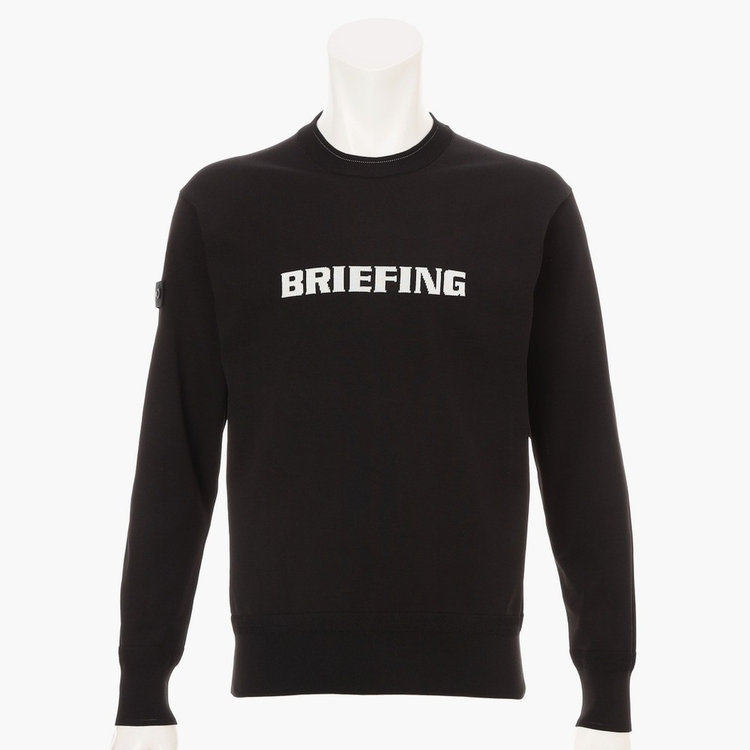 【美品】BRIEFING Mens WR CREW NECK Knit MEN'S WR CREWNECK KNIT（メンズ WR クルーネックニット）（BRG261M14