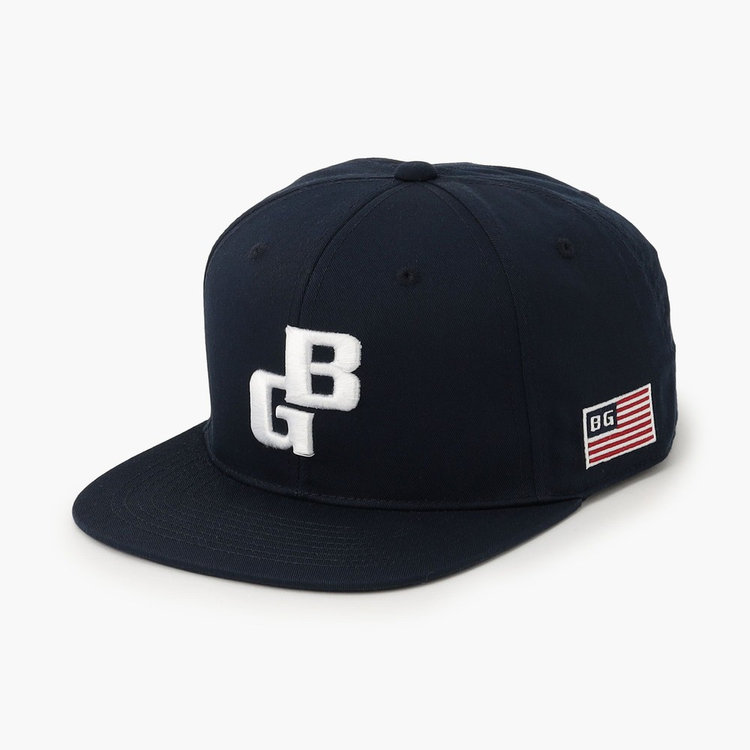 MEN'S BG LOGO FLAT VISOR CAP（メンズBGロゴフラットバイザーキャップ