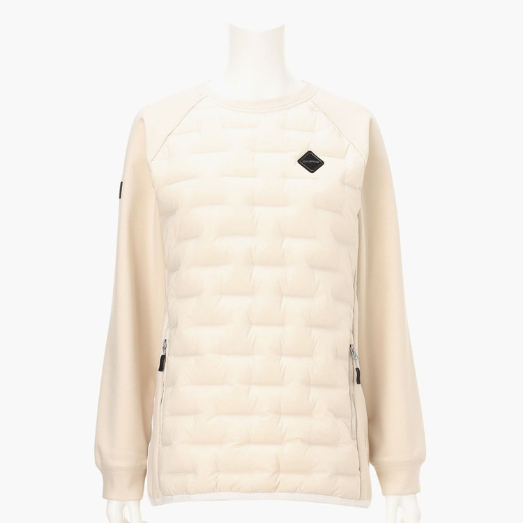 WOMEN'S HYBRID DOWN CREWNECK（ウィメンズ ハイブリッド ダウンクルー