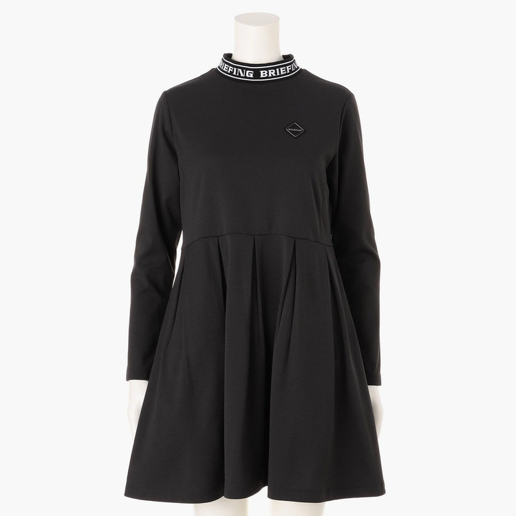 先行予約】WOMEN'S NECK LOGO HIGHNECK LS DRESS（ウィメンズネック