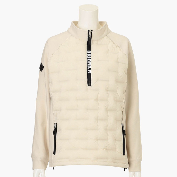 先行予約】WOMEN'S HYBRID DOWN HALFZIP TOP（ウイメンズハイブリッド