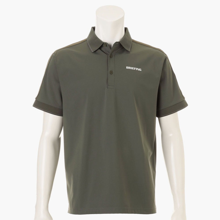 BRIEFING ポロシャツ モックネック2点セットLサイズ MEN'S LOGO LINE POLO (リラックスフィット)(メンズサイド