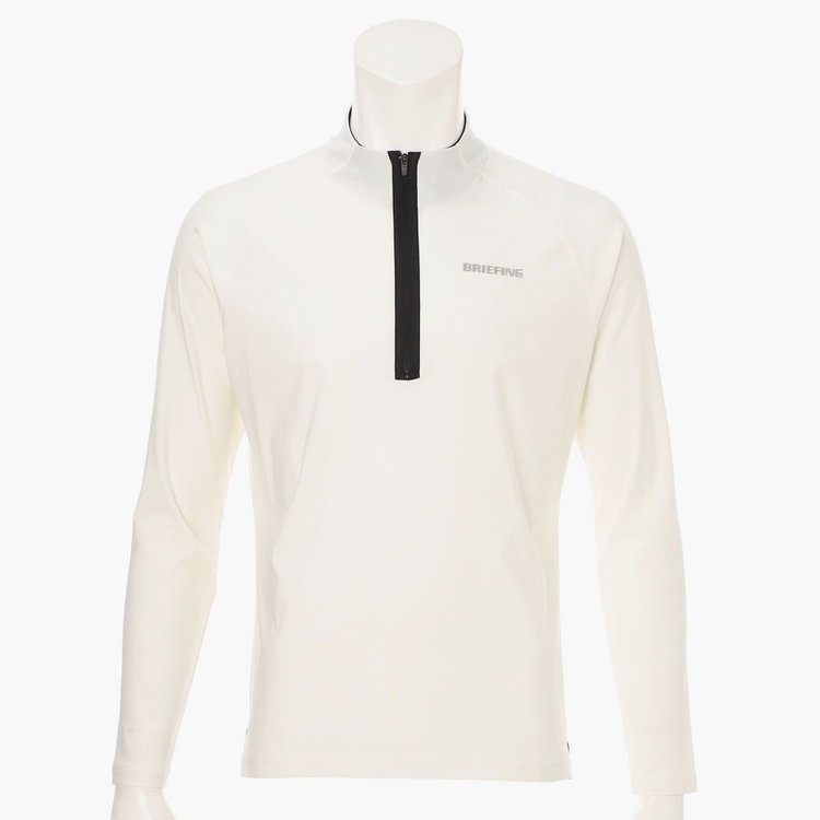 2026新作◇3月中旬頃入荷予定】MEN'S PUNCHING LOGO LS HALFZIP SHIRT