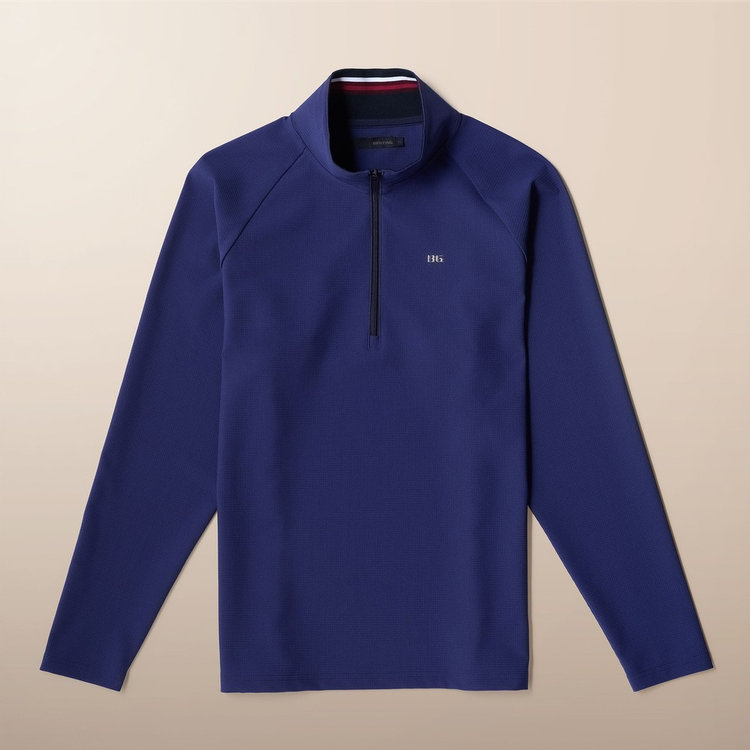CL MEN'S MESH LS HALFZIP SHIRT（CL メンズメッシュLSハーフジップ
