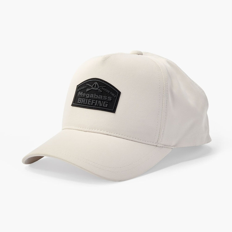 入手困難　新品　BRIEFING WS MONOGRAM RIBBON CAP MEGABASS X BRIEFING】JOLLY ROGER EMBLEM CAP（【メガバス