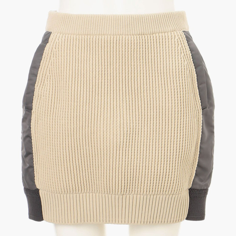 WOMEN'S WINDBLOCK DOCKING RIB KNIT SKIRT（ウィメンズウィンド