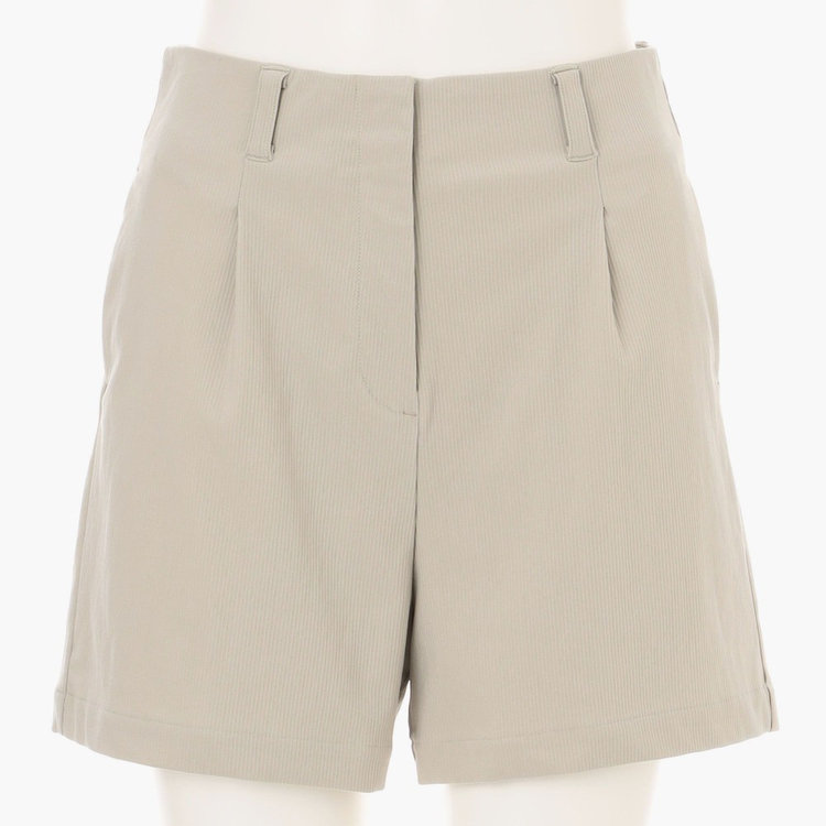 WOMEN'S CORDUROY SINGLE PLEATED SHORT PANTS（ウィメンズ