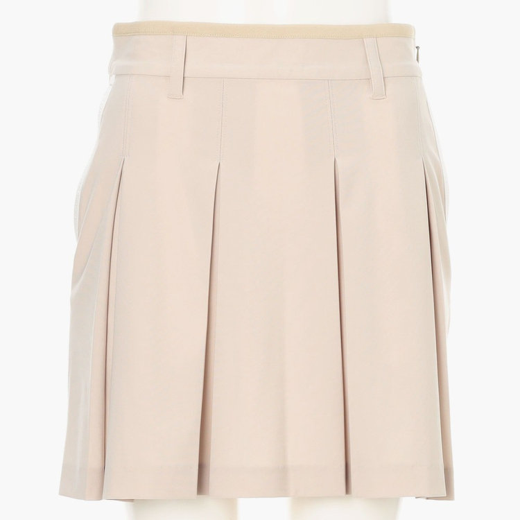 BRIEFING ベージュ スカート WOMEN'S STRETCH PLEATED SKIRT（ウィメンズ ストレッチ プリーテッド