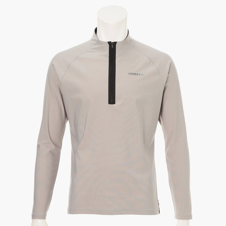 2026新作◇3月中旬頃入荷予定】MEN'S PUNCHING LOGO LS HALFZIP SHIRT