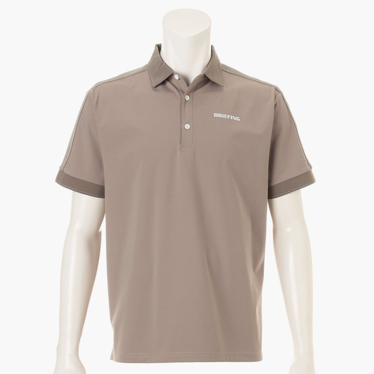 BRIEFING CE MENS LOGO TAPE POLO ポロシャツ M BRIEFING ポロシャツ 「BRIEFING GOLF／ブリーフィングゴルフ