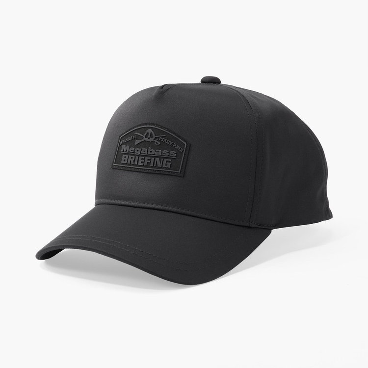入手困難　新品　BRIEFING WS MONOGRAM RIBBON CAP MEGABASS X BRIEFING】JOLLY ROGER EMBLEM CAP（【メガバス