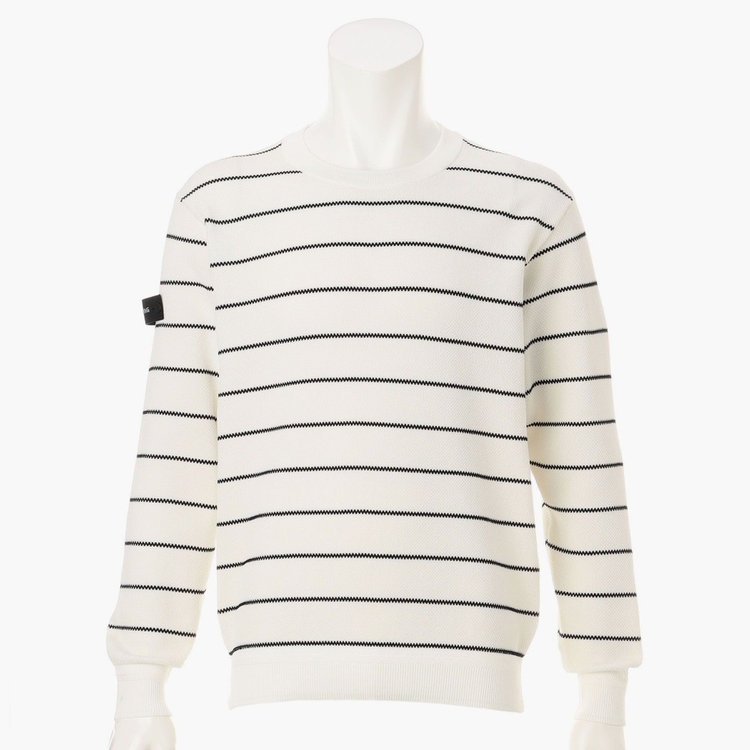 MEN'S WR STRIPE CREWNECK KNIT（メンズ WR ストライプ クルーネック