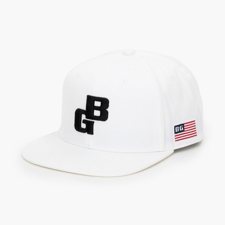MEN'S BG LOGO FLAT VISOR CAP（メンズBGロゴフラットバイザーキャップ