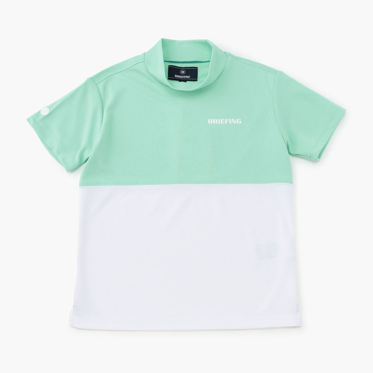 ブリーフィング BRIEFING 水色 Tシャツ BRIEFING - 【レディース】 WOMENS EARTH MOCK NECK RF