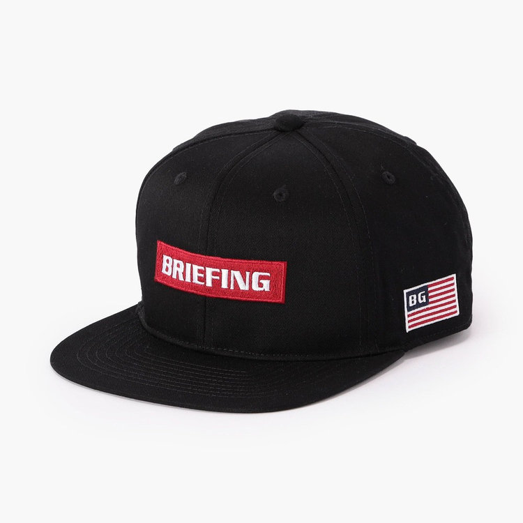 MEN'S BOX LOGO FLAT VISOR CAP（メンズボックスロゴフラットバイザー