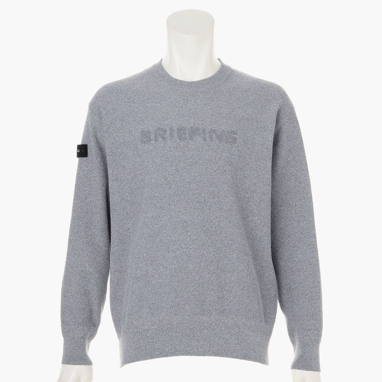 ブリーフィングゴルフ　MEN'S BIG LOGO CREWNECK KNIT ブリーフィングゴルフ MEN´S BIG LOGO CREWNECK KNIT