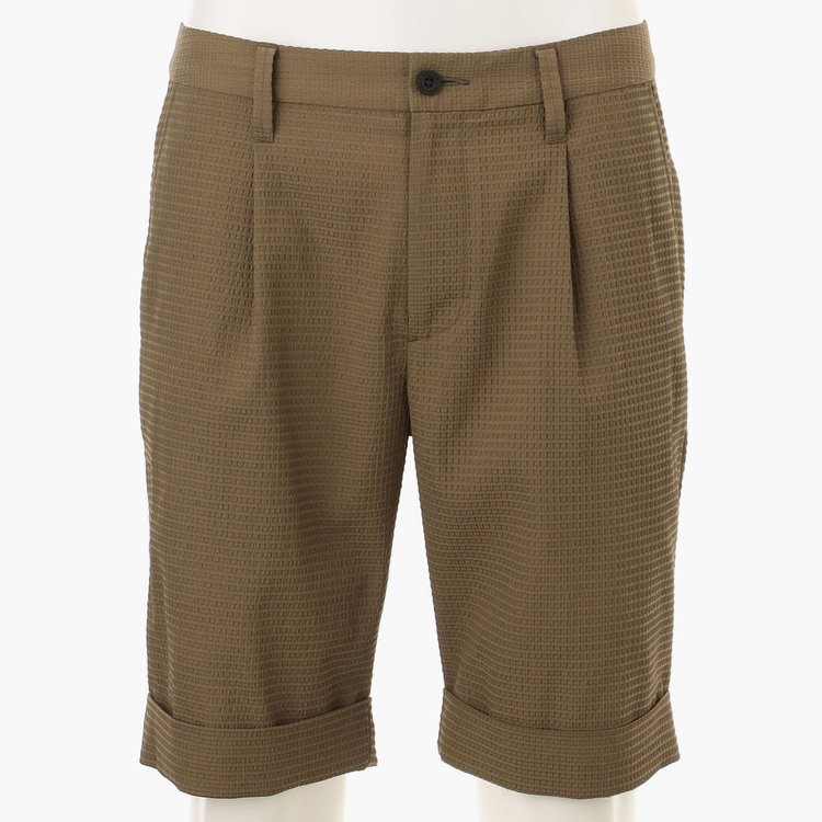 MEN'S SEERSUCKER DRESS SHORT PANTS（メンズシアサッカードレス