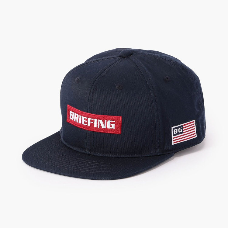 MEN'S BOX LOGO FLAT VISOR CAP（メンズボックスロゴフラットバイザー