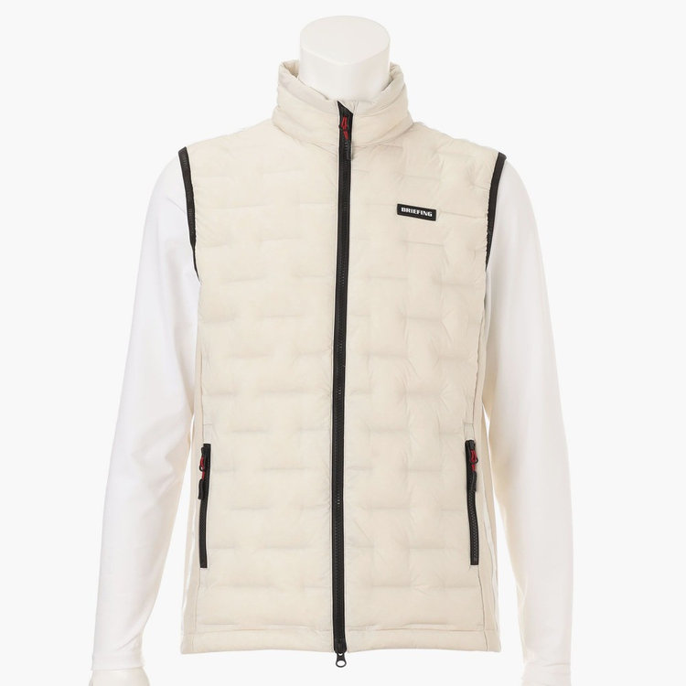 MEN'S HYBRID DOWN VEST（メンズハイブリッドダウンベスト）（BRG243M74）|商品詳細|BRIEFING OFFICIAL  SITE ｜ ブリーフィング公式サイト