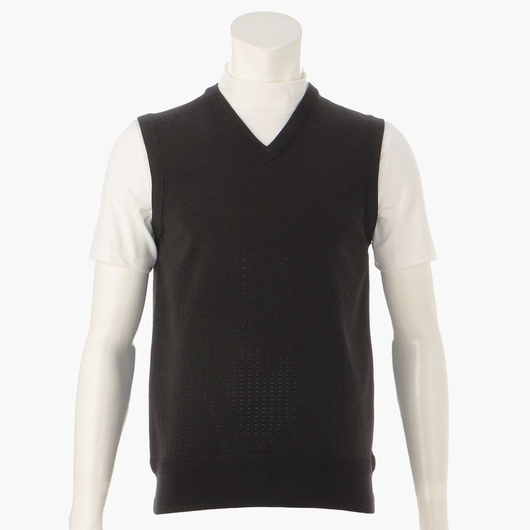 MENS WR MESH V-NECK KNIT VEST（メンズWRメッシュVネックニットベスト