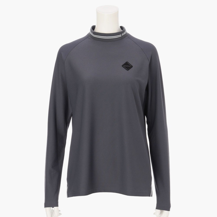 新品　BRIEFING 正規品　WS MINI LINE HIGHNECK M WOMEN'S MESH MINI LINE LS HIGHNECK（リラックスフィット