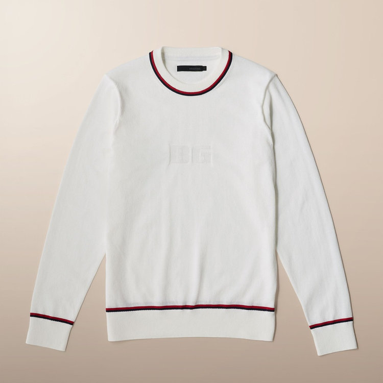 【最終価格】ブリーフィング　トリコロールクルーネックニット CL WOMEN'S TRICOLOR CREWNECK KNIT（クラシクス ウイメンズ