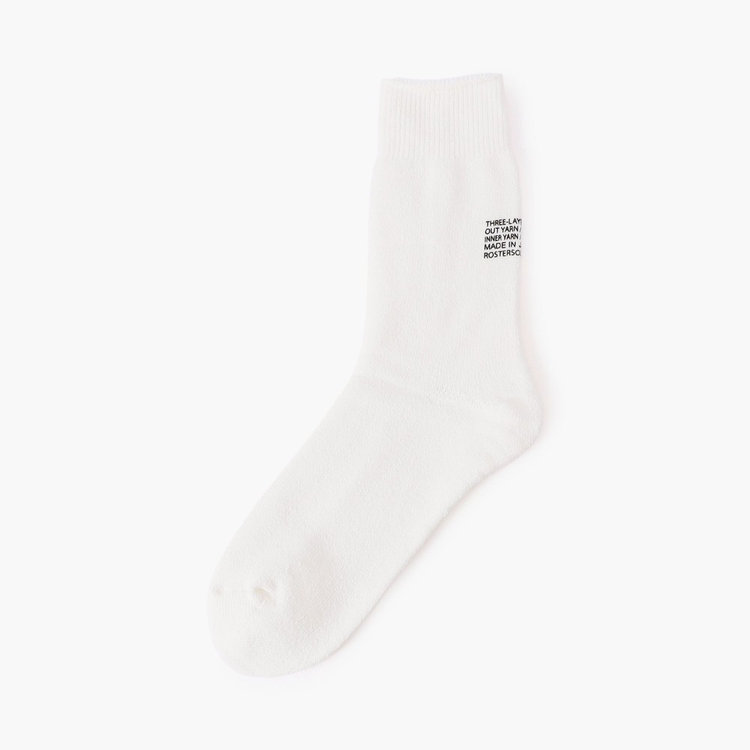BR×ROSTER SOX HEEL LOGO 3 LAYERS SOCKS（BR×ロスターソックス