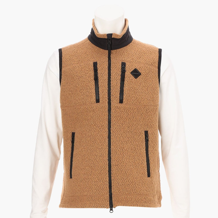 【超美品】ブリーフィング ボアベスト メンズ MサイズBRIEFING MEN'S WOOL BOA VEST（メンズ ウールボアベスト（ボア・フリース