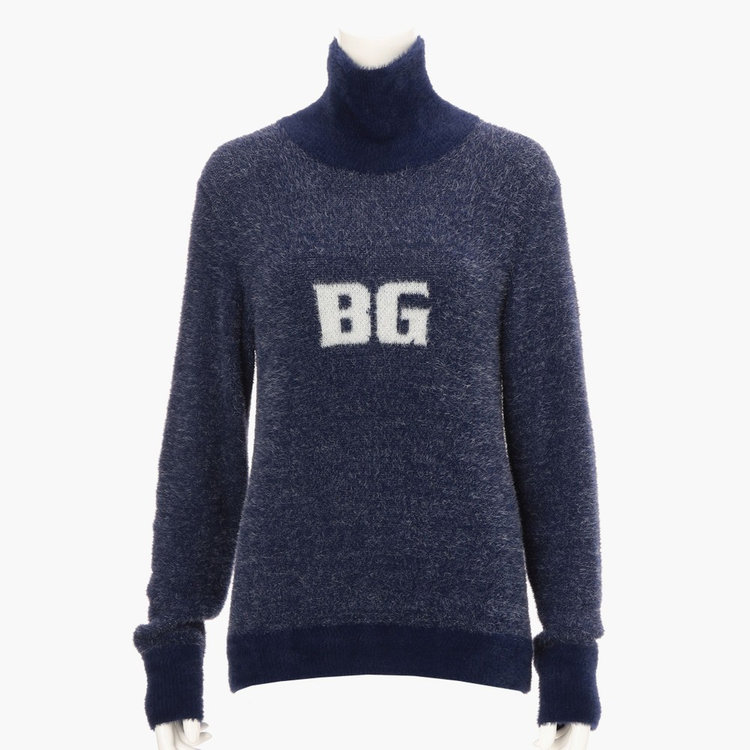 CL WS SHAGGY LOGO TURTLENECK KNIT（CL ウィメンズ シャギー ロゴ