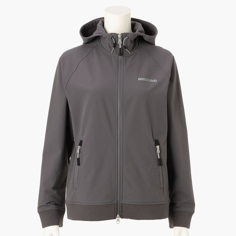 ブリーフィングレディースパーカーグレーサイズS WOMEN'S STORMFLEECE PARKA（ウィメンズストームフリースパーカ（長袖
