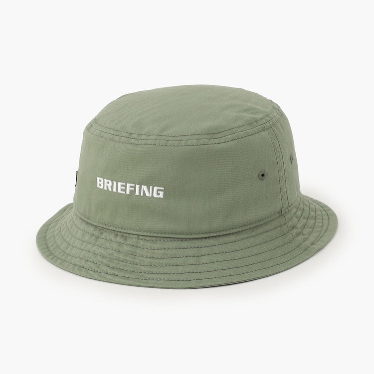 BRIEFING メンズ　バケットハット アイボリー BRIEFING（ブリーフィング）ロゴバケットハット BASIC HAT/BRG231M69