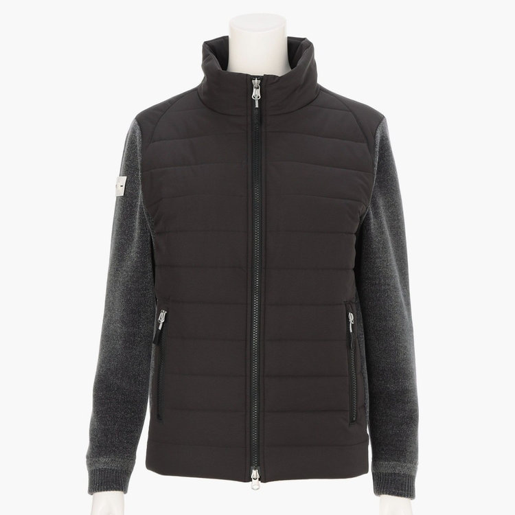 【美品】ブリーフィング ：WIND BLOCKカモ ニットブルゾン 美品】ブリーフィング ：WIND BLOCKカモ ニットブルゾン