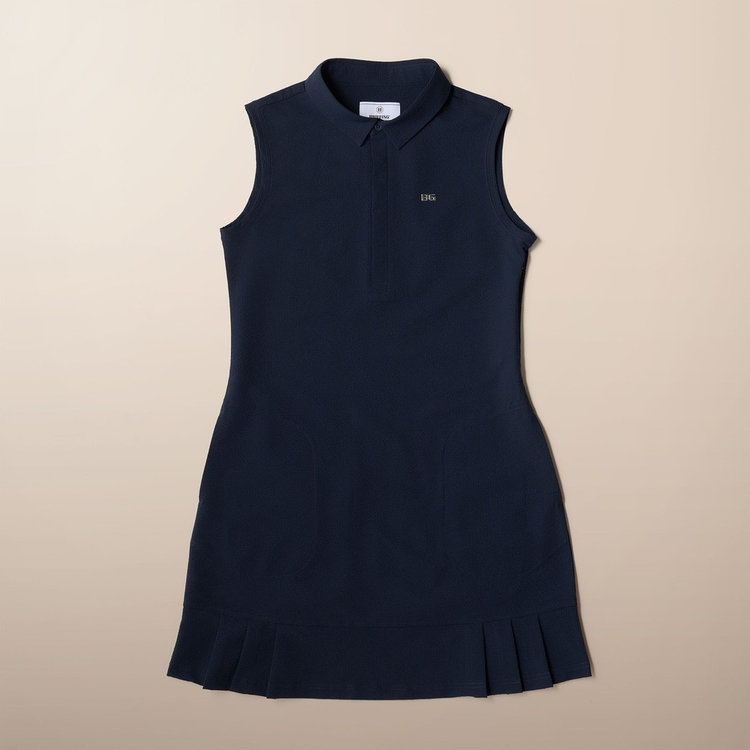 CL WOMEN'S SEERSUCKER PLEATED NS DRESS（CL ウィメンズ シアサッカー