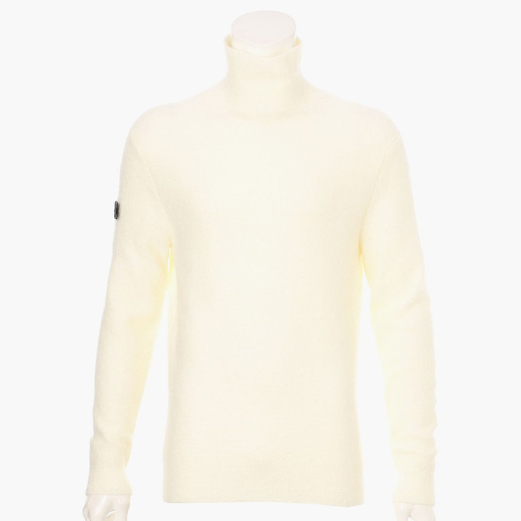 MEN'S BOUCLE YARN TURTLENECK KNIT（メンズ ブークレーヤン