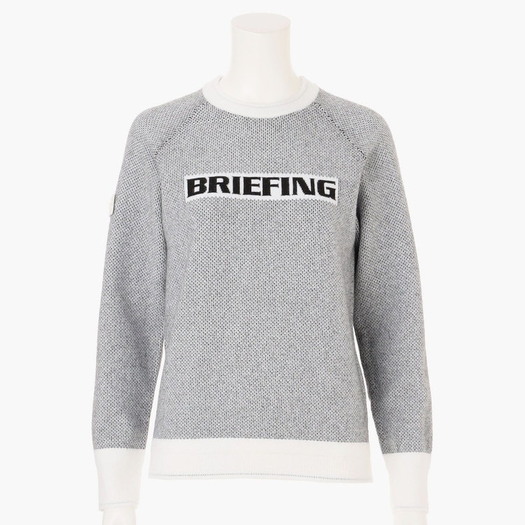 WOMEN'S BIRDS EYE LOGO CREWNECK KNIT（ウィメンズ バーズアイ