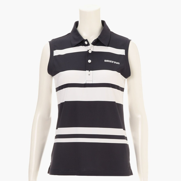 WOMEN'S PANEL STRIPE NS POLO（ウィメンズ パネルストライプ NS ポロ