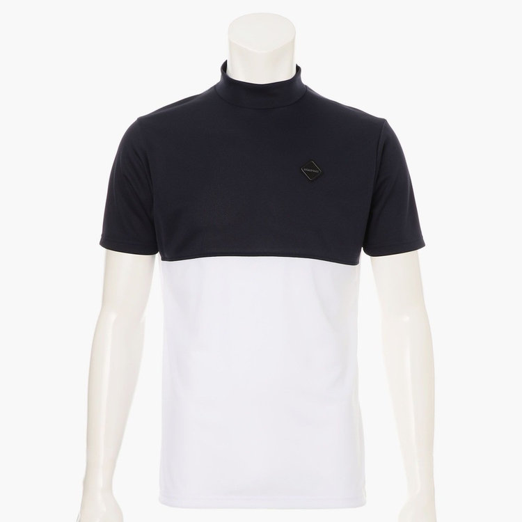 MEN'S BI-COLOR HIGHNECK（メンズ バイカラーハイネック（半袖