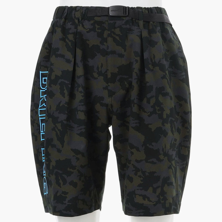 新品★27,500円 メンズS BRIEFING カモフラショートパンツ 青黒 BRIEFING × WDS WIDE SHORT PANTS CAMO（ブリーフィング×WIND AND SEA